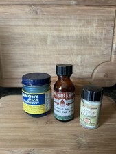 Vintage Eclectic Pill Medicine Bottle Set (3) picture