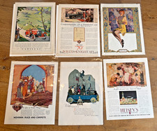 Lot of 6 Vintage 1920s Magazine Ads – Willys-Knight Cadillac White Motor Car Ill picture