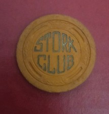 Stork Club Casino Las Vegas, NV $100 Casino Chip 1947 Issue picture