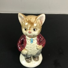 Otagiri boy Cat Shaker Hand Painted Japan Vintage Ceramic Approx 4 Inches Tall picture