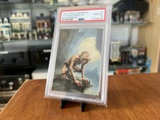 PSA 10 Rare Gollum Title Card 2006 Topps Masterpieces #1 Lord of the Rings LOTR picture