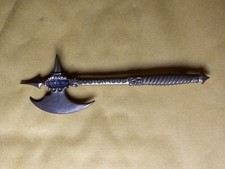 D.L AULD 1895 BOSTON MIDEVIL AXE PIN Rare Antique MASONIC AXE WEAPON TOOL  picture
