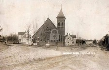 Westville New Hampshire NH Catholic Church c1910 RPPC Photo Postcard COPY picture