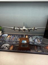Boeing B-17G Fortress Ghost Squadron Sentimental Journey Mahogany Desk Model picture