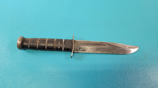 WWII KA-BAR Mark 2 Fighting Combat Knife Round Peened Pommel Blank Blade  TR1654 picture