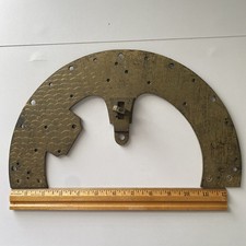 Antique Vintage Grandfather ? Clock Heavy Metal Movement Mounting Ring picture