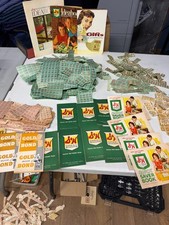 Vintage S&H Green Stamps Plaid Stamps Gold Bond Top Value Huge Lot picture