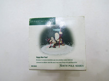 VTG Department 56 North Pole Series Happy New Year Christmas Figurine Boxed picture