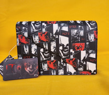 Loungefly IT I Heart Horror It Pennywise Glow In Dark Halloween Crossbody Bag picture