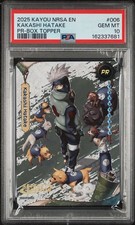 2025 US EXCLUSIVE-BOX TOPPER #006 KAKASHI HATAKE PSA 10 PROMO NARUTO KAYOU picture