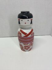 Vintage Kikkomann Japanese Saki Set Woman’s Head is Cup and Body is Bottle READ picture