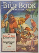 Blue Book Jul 1931 Burroughs The Land of Hidden Men pt3 - High Grade picture