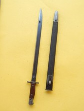 NICE  ENFIELD 1907- Mk111 SWORD BAYONET /SCABBARD - JAC + Unit Marked picture