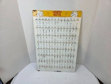 Antique H.P.C HPC Luggage Keys hanging wall rack 23 x 15 1/2