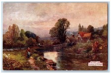 c1910 Old Watermills Goring on Thames Oilette Tuck Art Unposted Postcard picture