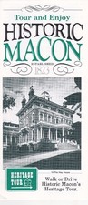 1990's Heritage Tour and Maps of Macon Georgia Brochure picture
