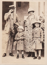 1923 Press Photo Minnesota Heavyweight Boxer Tommy Gibbons with his Family picture