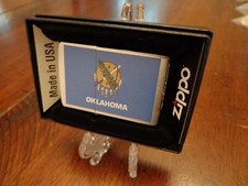 OKLAHOMA STATE FLAG SERIES ZIPPO LIGHTER MINT IN BOX picture