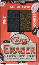 CASE XX RUST ERASER SET - FINE & COARSE #CAE01 - MADE IN GERMANY picture