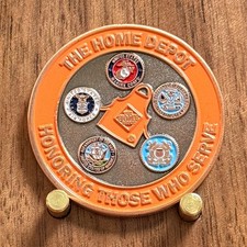 Home Depot Military Branches Veterans Day Iwo Jima Challenge Coin  1#39 picture