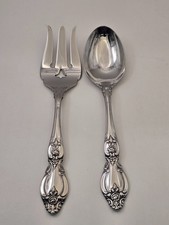 Oneida Cube Frederick II  Meat Fork & Serving Spoon picture