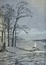 1885 Riverside Park New York City illustrated picture