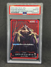 2023 One Piece Card Game Edward Newgate OP02-001 Leader JP PSA 10 picture