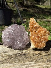 Large Natural Crystal Cluster Specimens- Beautiful Amethyst & Citrine Crystals picture