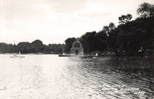 Cass Lake Keego Harbor MI Michigan RPPC Photo Postcard COPY picture