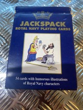 Vintage Jackspack Royal Navy Playing Cards picture