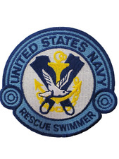US NAVY Patch RESCUE SWIMMER Patch 3.25  inch  x 3.5 inch picture