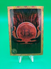 2024 Cardsmiths Currency S4 #70 Bitcoin ORANGE Gemstone Refractor /149 Clean picture