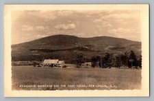 New London New Hampshire Kearsarge Mountain Gray House Postcard RPPC 1910-20 picture