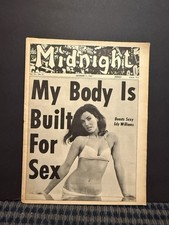 1967 December 11th MIDNIGHT Newspaper, Edy Williams, Body Built for Sex (VRN10E) picture