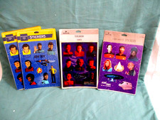 Vintage Star Trek Hallmark/Ambassador 4-4 sheet Sticker Packs NIP picture