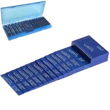 iGaging Precision Setup Blocks Set (15 pieces) *Solid Aluminum* + Blue case picture