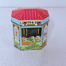 J. Smith & Sons Octagonal Tin Fruit & Veg Shop General Store Vintage picture