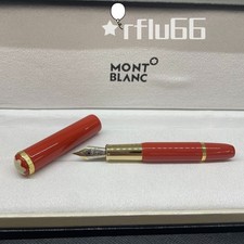 Montblanc Schreiberling Baby Resin Mini Red Fountain Pen Gift Box picture