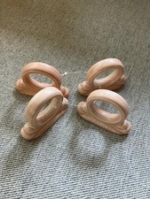 VINTAGE FIESTA Napkin Rings Apricot/Peach Homer Laughlin -with original 1991 tag picture
