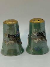 Vintage Dragonware Moriage Salt & Pepper Shakers – Marine Land of the Pacific E1 picture