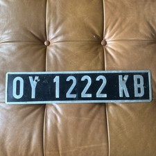Cameroon License Plate Vintage African 222  🇨🇲 OY =Ouest Africa 1985-2000 picture