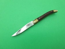 Forge De Laguiole Small Wood Folding Pocket Knife France 5 1/8