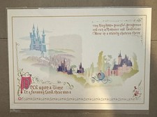 Disney WonderGround Gallery 5x7 Postcard Cinderella's Kingdom picture
