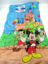 VTG The Walt Disney Company Magic Kingdom Sleeping Blanket Faulty Zip 90s Read picture