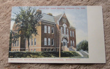 Nebraska City NE Postcard Second 2nd Ave School Building c 1910 1911 Pierce Home picture