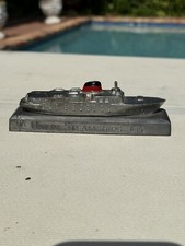 Antique 1950’s Union Steamships Ltd Vancouver Canada Steel Cast Iron Paperweight picture
