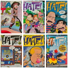 Hate Buddy Bradley Peter Bagge Lot of 30 + 1st Editions Annuals The Bradleys picture