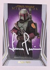 Temura Morrison Autographed 2021 Topps 'Star Wars' Boba Fett # 01 of 50 RARE CoA picture