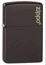 Zippo Windproof Brown Matte Lighter with Zippo Logo Chestnut, 49180ZL New In Box picture