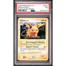 2008 POKEMON DIAMOND & PEARL BLACK STAR PROMO #DP21 RAICHU-HOLO BLACK STAR PROMO picture